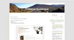 Desktop Screenshot of presencenumerique.com