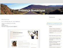 Tablet Screenshot of presencenumerique.com